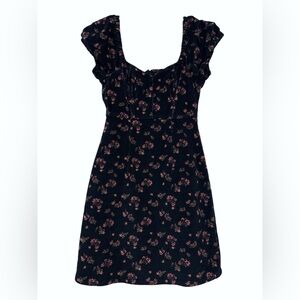 SO Black Floral Dress